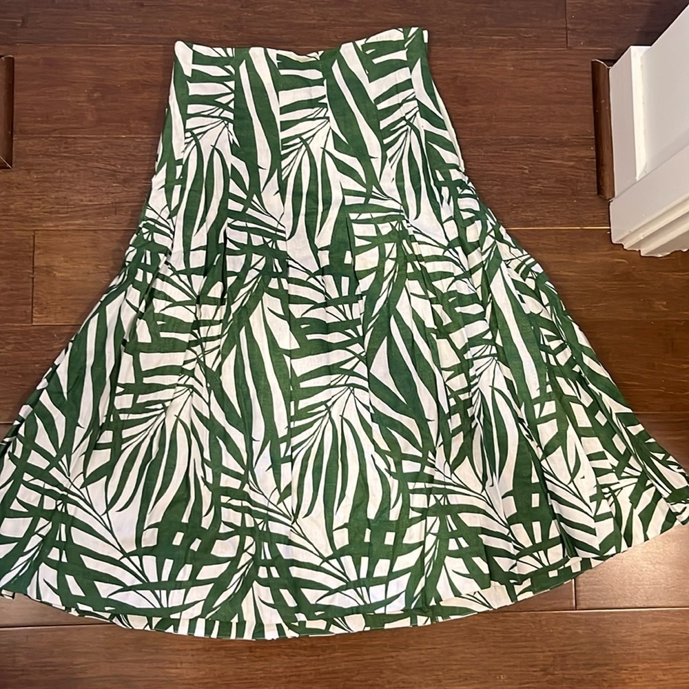Kate Spade palm skirt
